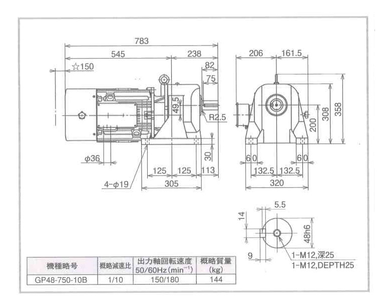 GP48-750-10B　〈Hitachi \0=お見積り〉